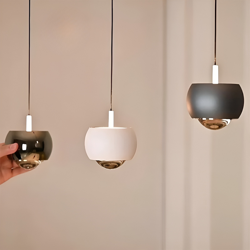 OrbitGlow - Minimalistisk hængelampe med LED-lys med elegant, cirkulært design