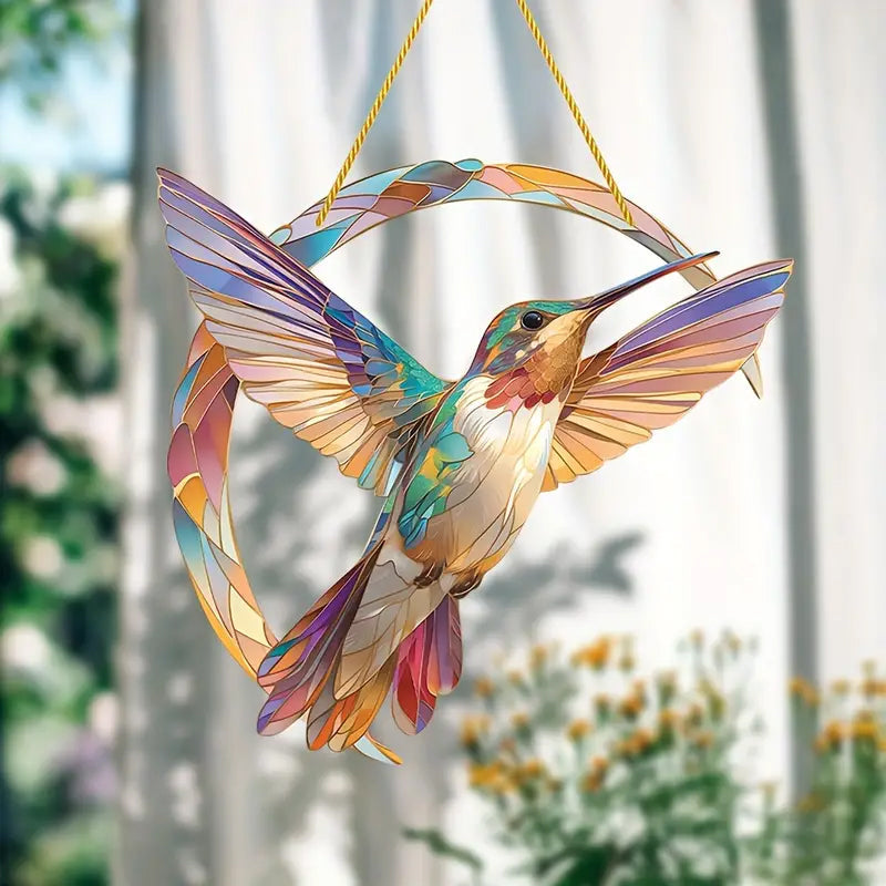 LumiWings – Levende Hummingbird Suncatcher til enestående vinduesindretning