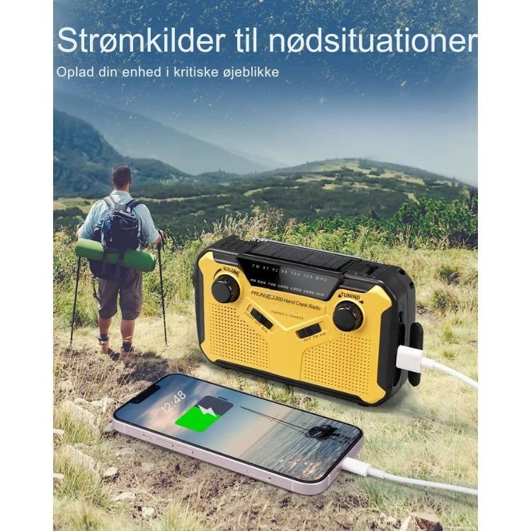 PrepMate - Bærbar nødradio og powerbank til overlevelse og friluftsliv