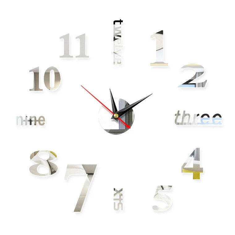 LuxEdge – Moderne spejlvægur med lydløs præcision