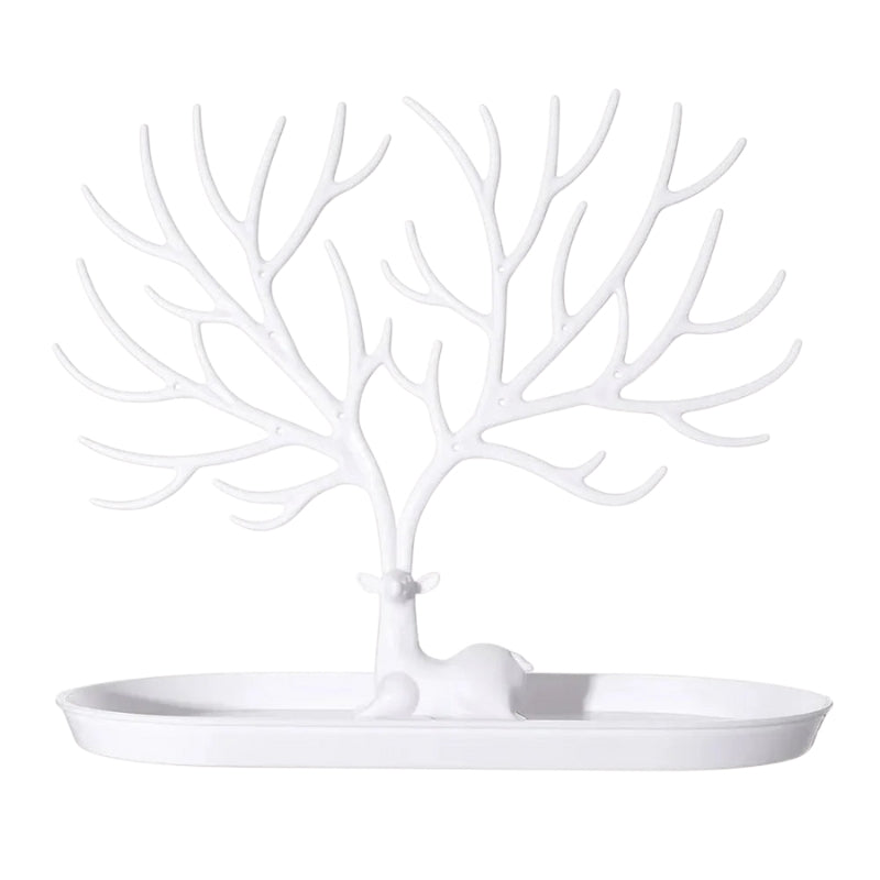 DeerGrace – Hjorteformet smykkestativ med moderne plastdesign