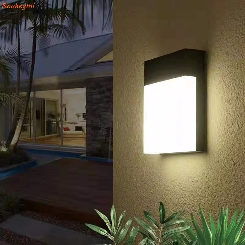 LuminoGuard – Vandtæt LED-udendørsvæglampe til have og terrasse