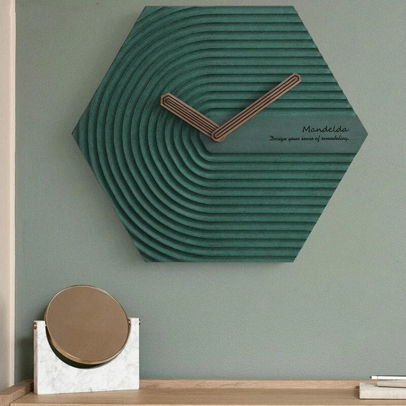TimeSculpt – Moderne minimalistisk vægur til stuen og stilfuld boligindretning