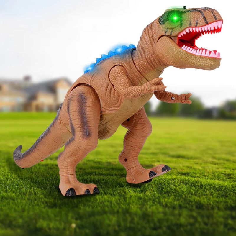 DinoRex - Fjernstyret Dinosaurlegetøj med LED Lys