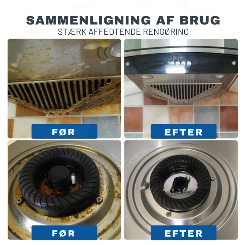 FoamBright – Kompakt skyllefri skummende sprayrens til køkken