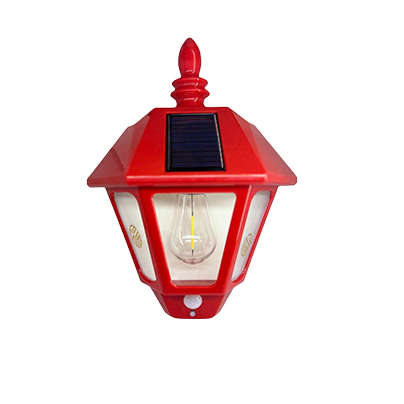 LumiBeacon – Retro Solcelledrevet LED Væglampe med Vandtæt Konstruktion