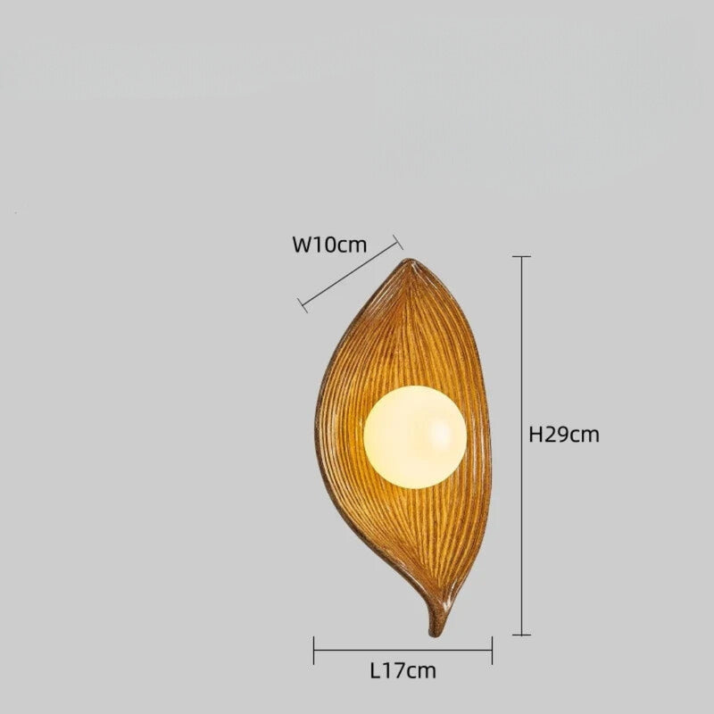 LeafGlow - Stilfuld LED Væglampe Med Organisk Bladdesign