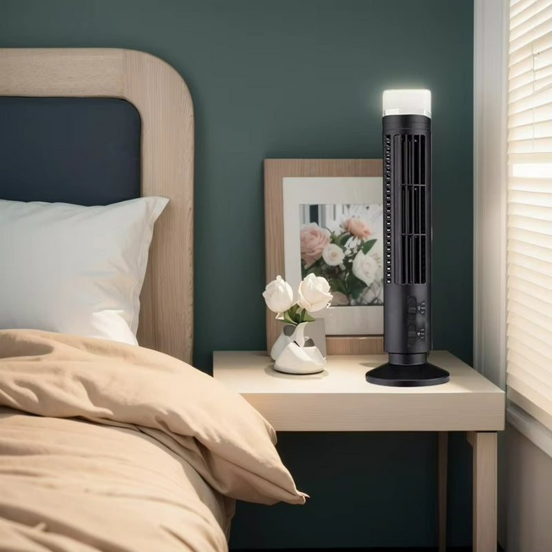 AirFlow - USB-drevet Tårnventilator med Design uden blade