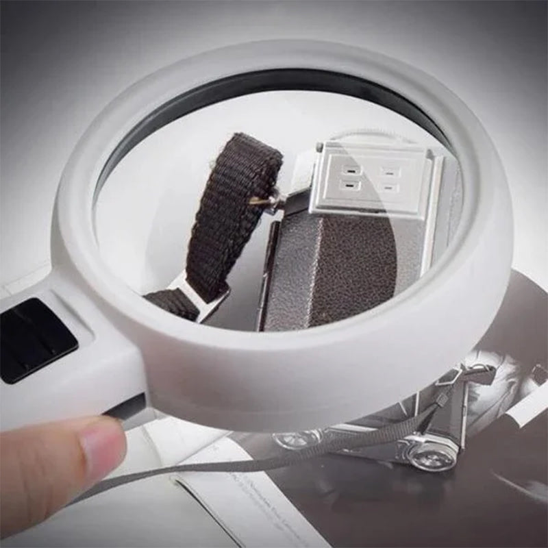 MagniBright – 30x optisk forstørrelsesglas med LED-belysning