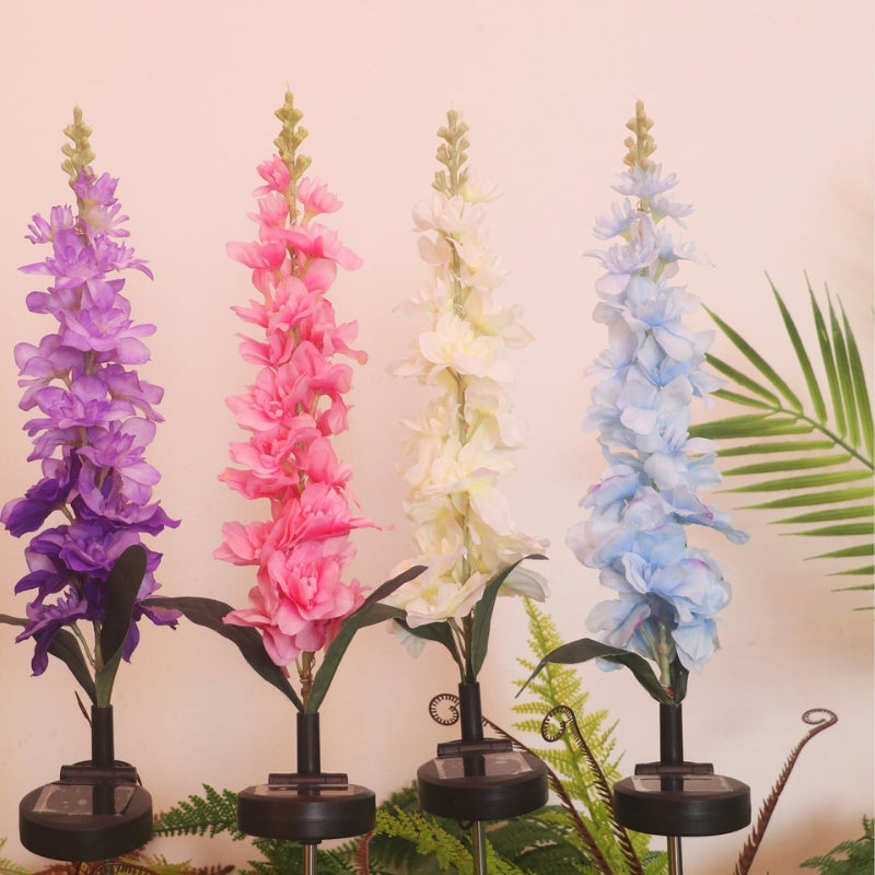 SolarGlow – Solcelledrevet LED lys med Jordstik og Blomsterdesign