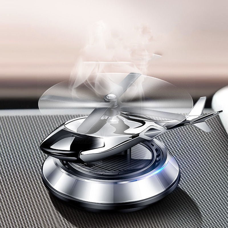 SolarSpin - Roterende helikopter luftfrisker soldrevet aromaterapi til biler