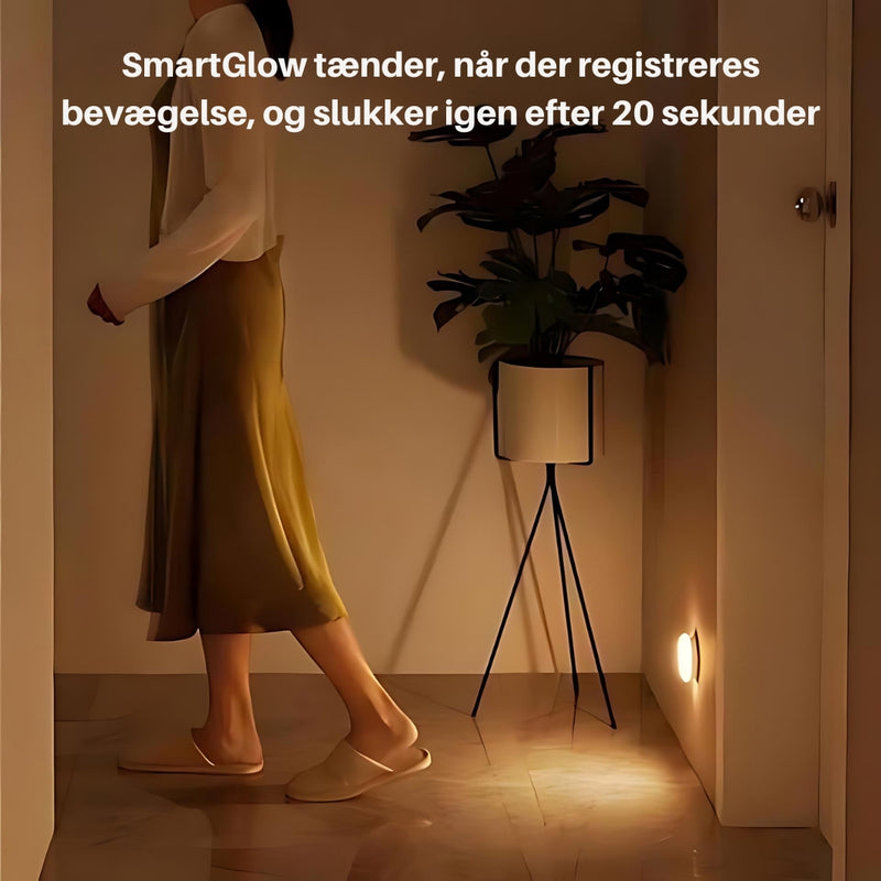 SmartGlow - Energieffektiv væglampe med bevægelsesregistrering