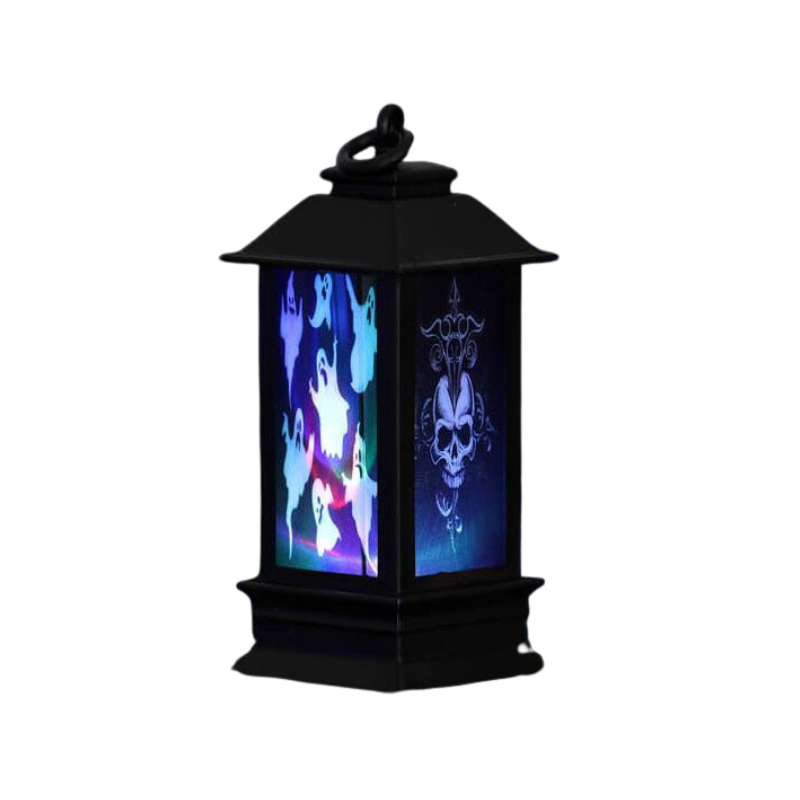 SpookLantern – Skelet-Græskar Halloween LED Oljelampe Dekoration