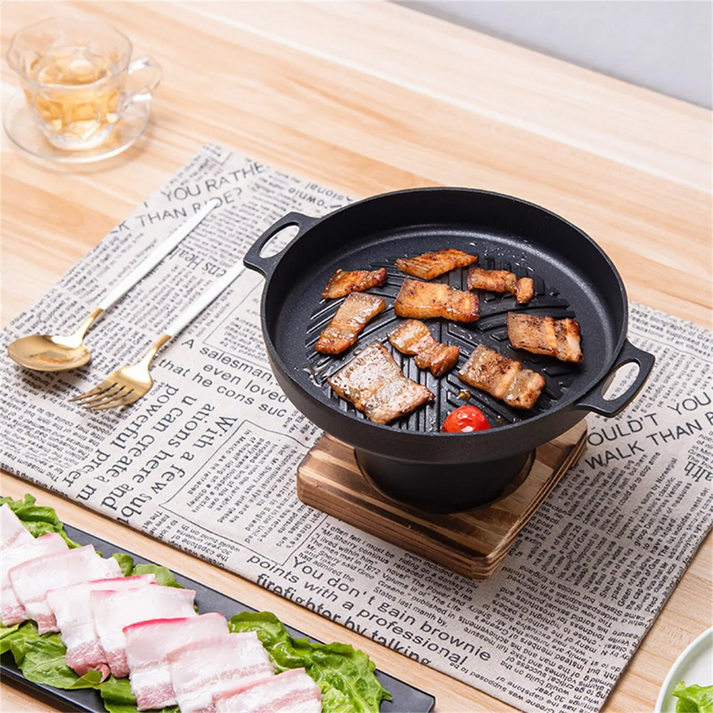GrillMaster – Mini bærbar BBQ-pande med kompakt design til at grille overalt