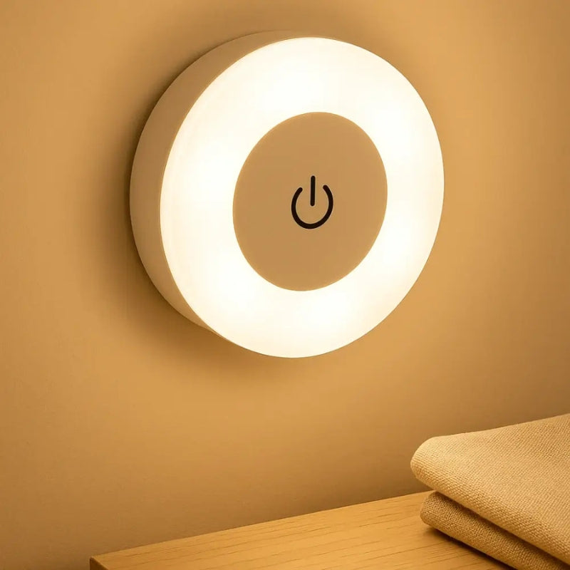 LumaBright – Moderne Trådløs Væglampe med Touchkontrol