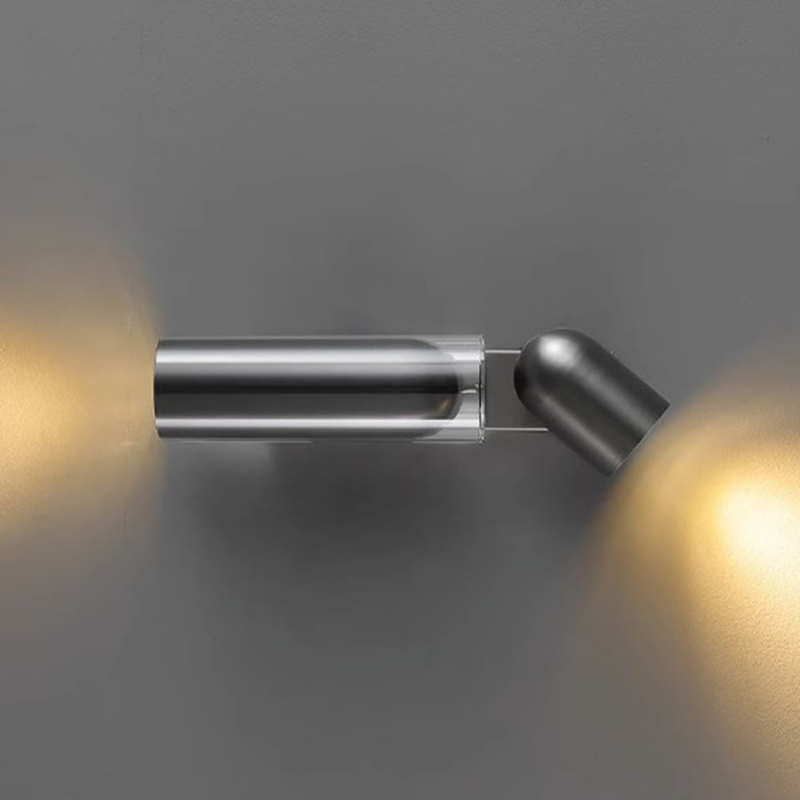 TwinGlow – Minimalistisk Drejbar Cylinder Væglampe