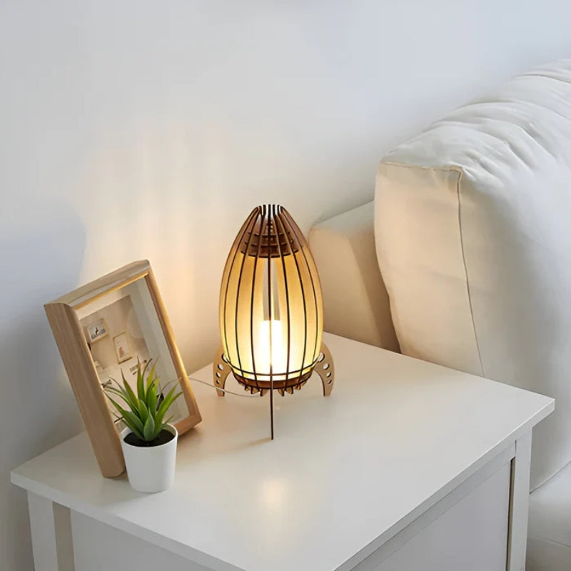 NovaBeam – Treraketlampe med Blødt Stemningslys