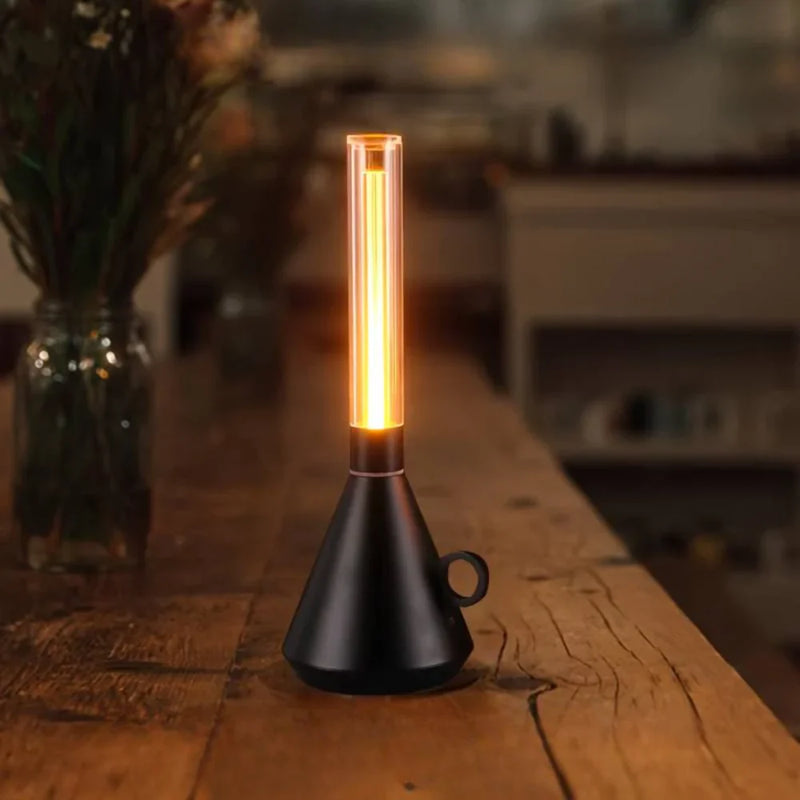 LumaGlow – Bærbar bordlampe med blød glød til indendørs og udendørs stemning