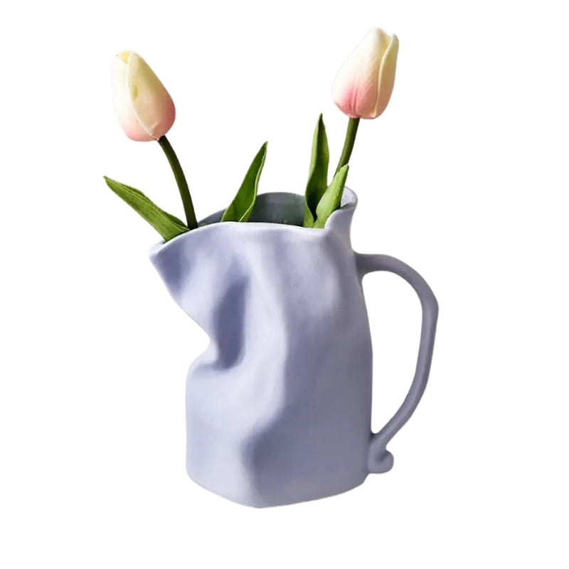 VaseEase – Moderne Minimalistisk Irregulær Keramisk Vase
