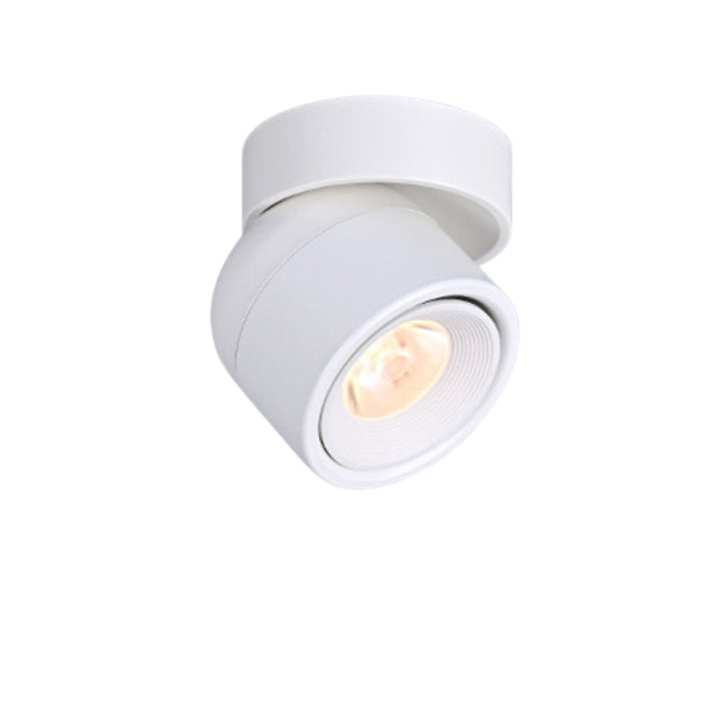 LumiSpin – Roterbar LED-halvnedsænket loftslampe med skandinavisk design