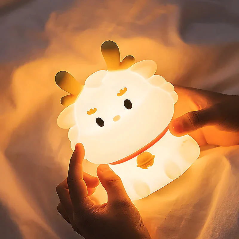 GlowBuddy - Blød og farverig LED sengelampe til børn