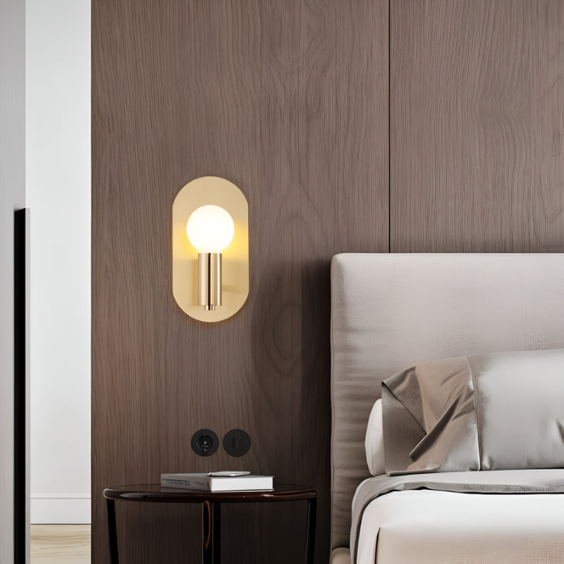 GlowPlate – LED Væglampe med Bold-Inspireret Design og Pladebase