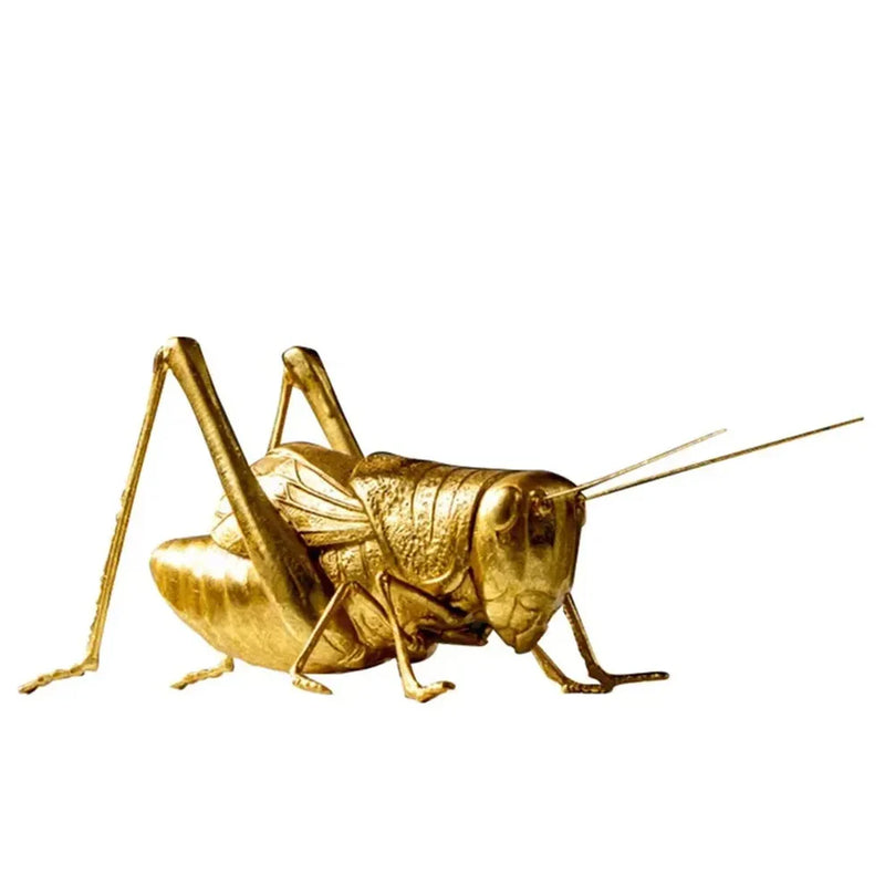 InsectaLuxe – Guldskulpturer af knæler, græshoppe og bi