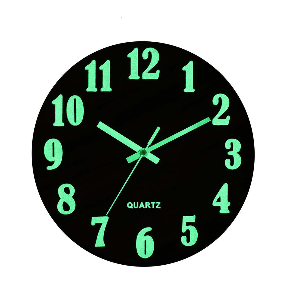 ClassicClock – Elegant bordur i træ med blødt natlys og moderne udtryk