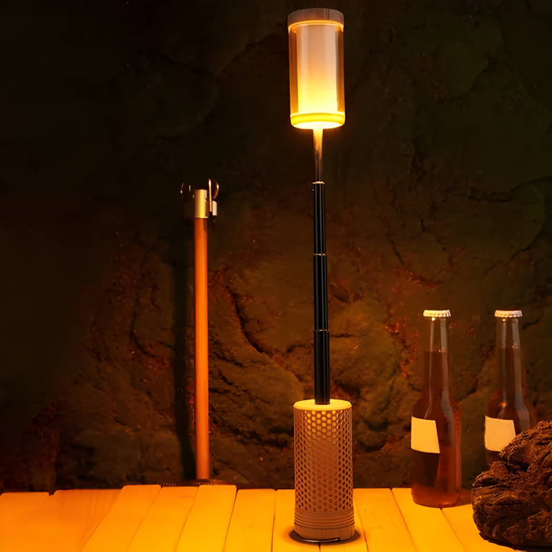 StarBeam – Foldbar LED lanterne med ophængskrog og USB-opladning