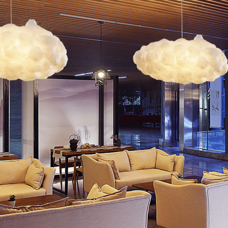 CloudyGlow - Cloud inspireret LED pendellampe til lyse rum