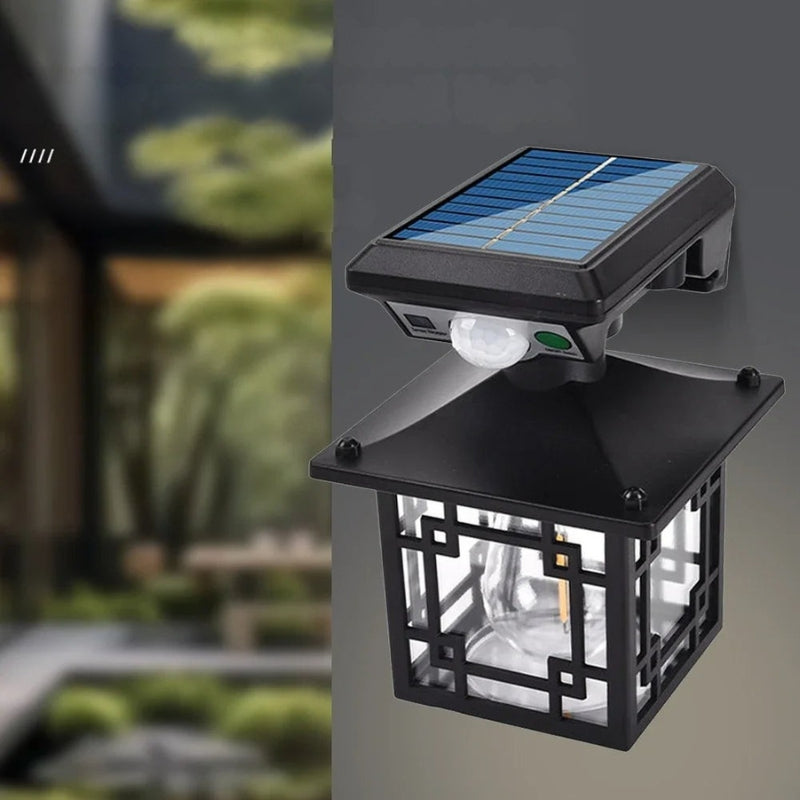 LumiPro – LED Væglys med Bevægelsessensor og Solenergi