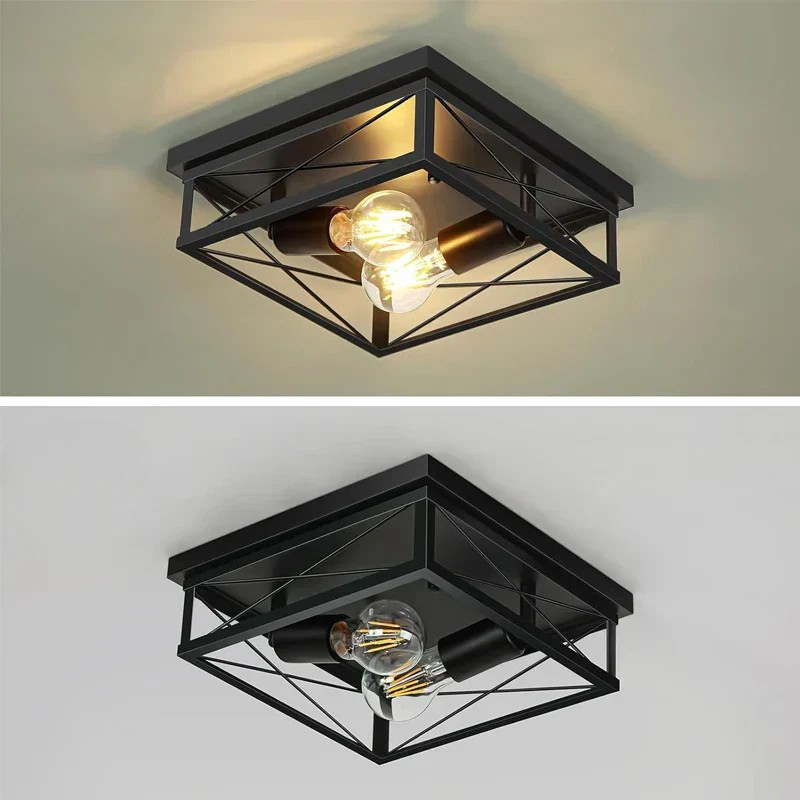 UrbanLoft - Loftslampe i Jern med Vintage-Inspireret Moderne Rustik Stil