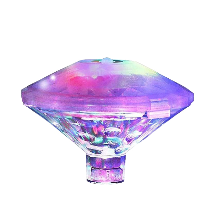 LumiGem – Diamantformet RGB LED-natlampe med vandtæt design
