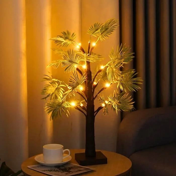 TropiGlow – LED julelys med palmebladsdesign