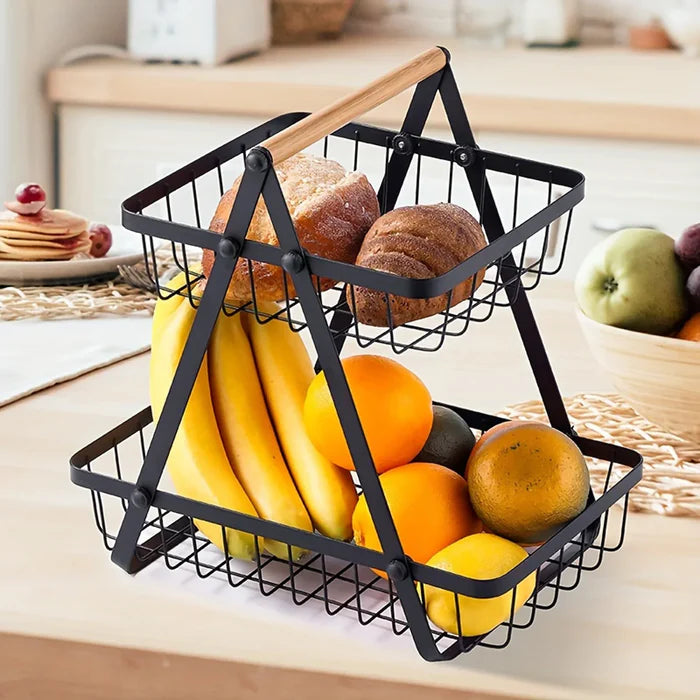 FreshTier - Elegant Multi Tier Frugt Organizer til et rodfrit køkken