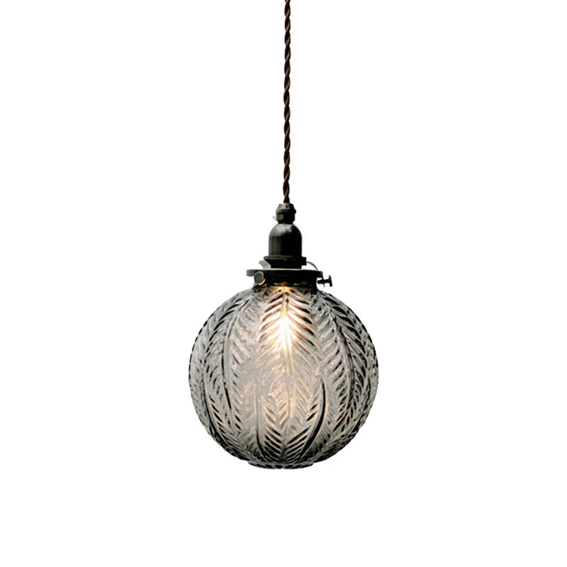 GlowSphere – Vintage glas-kugle pendellampe