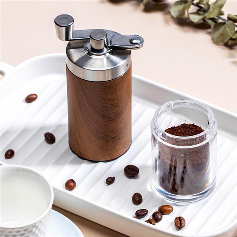 BrewMate - Bærbar manuel kaffekværn med foldbart håndtag til frisk kaffe overalt