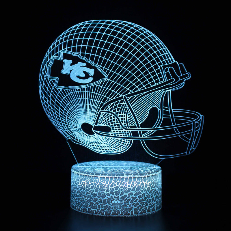 GlowFlex - Flerfarvet LED-natlampe med touch og fjernbetjening