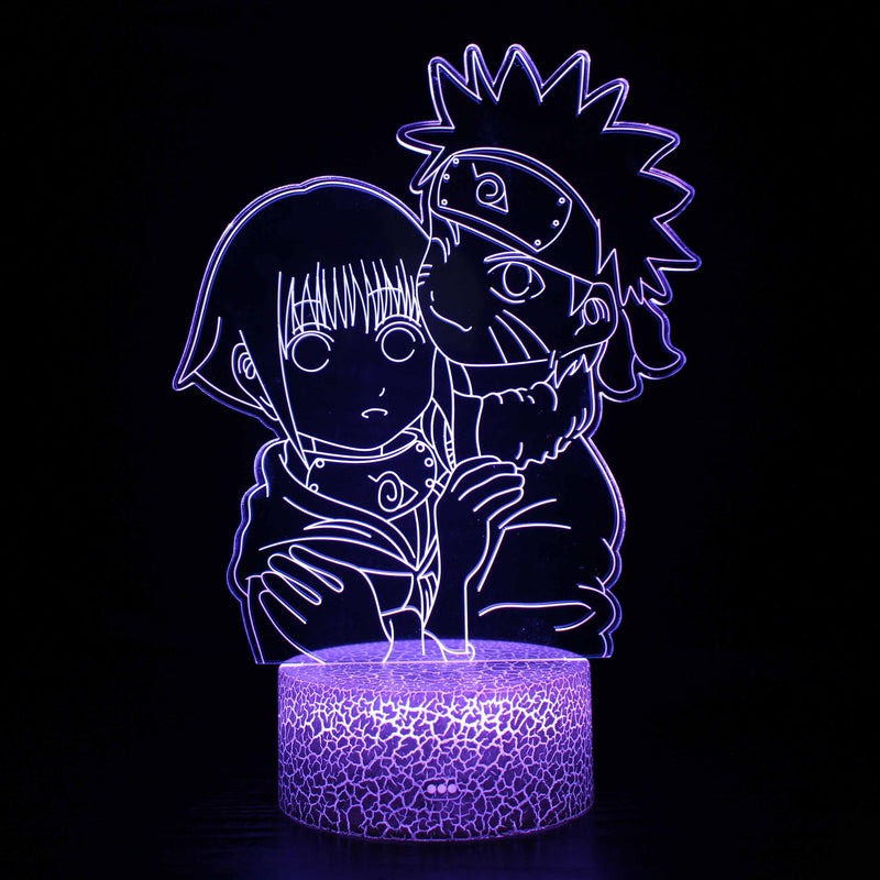 GlowPal - 3D-illusionsnatlampe med fjernbetjening og farvetilstande