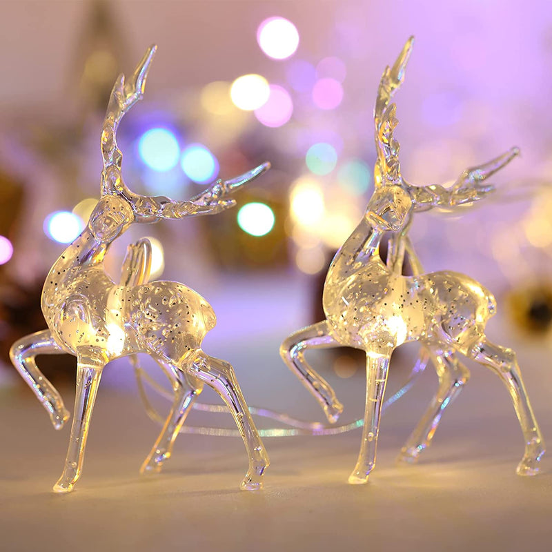 ReindeerGlow - 1,5M LED julerensdyrslyngelys til festlig jubel