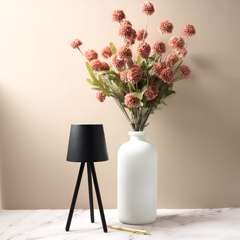 GlowNest – Genopladelig trådløs bordlampe med touch-betjening