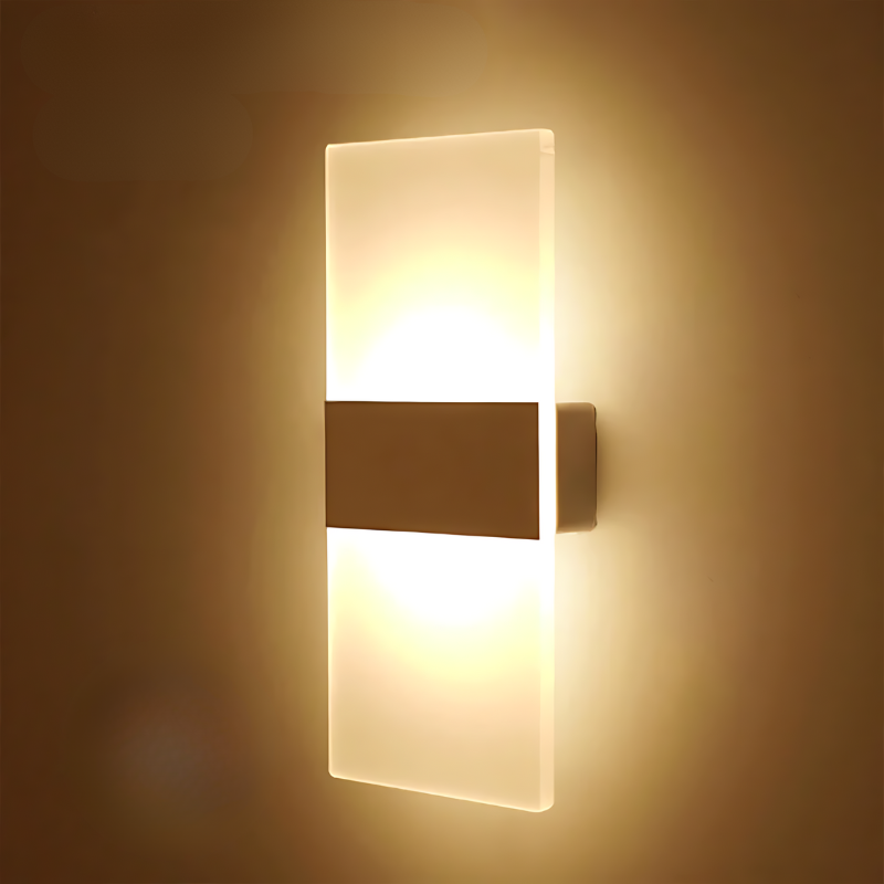 GlowNest – Vægmonteret LED-lampe med berøringssensor og USB-opladning