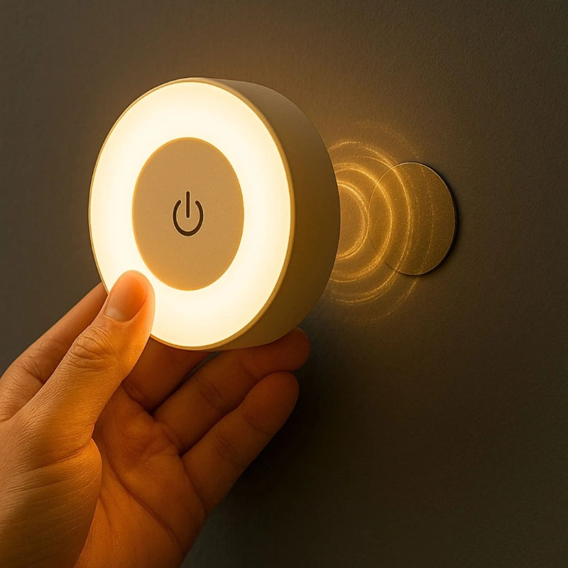 LumaBright – Moderne Trådløs Væglampe med Touchkontrol