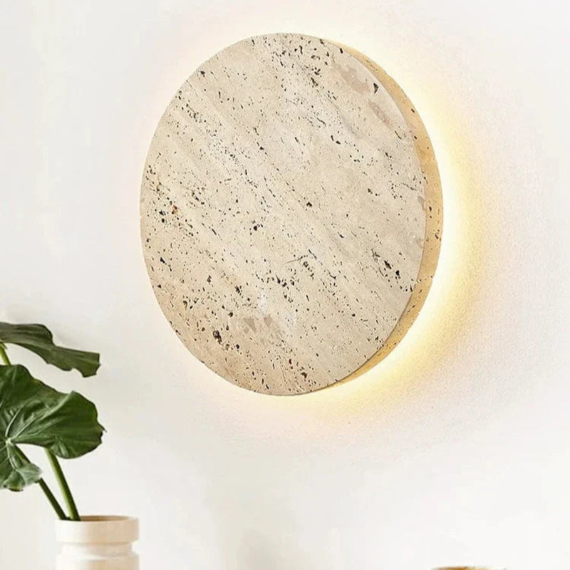 StoneGlow – Elegant væglampe med blødt LED-lys for en sofistikeret atmosfære