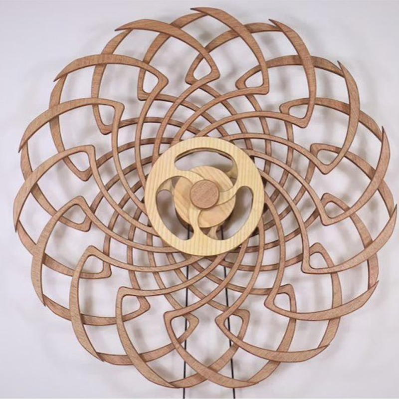 SpiralFlow - Hypnotisk kinetisk vægkunst til fascinerende boligindretning