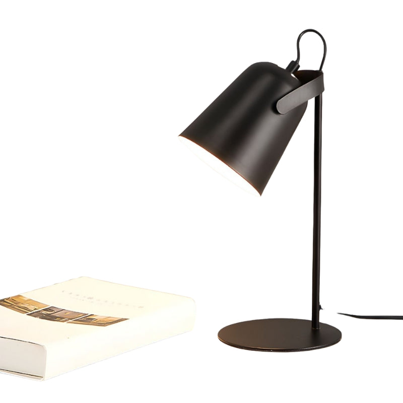 GlowBell – Bordlampe med Klokkeformet Skærm og Tænd Sluk Vippekontakt