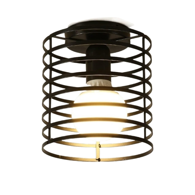 SparkMesh – Kurv Bur Pendellampe til Loftmontering til Indendørs Brug