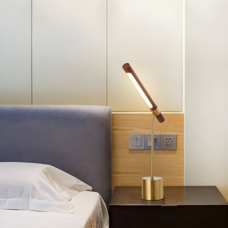 LumiGold – Moderne LED bordlampe med minimalistisk design