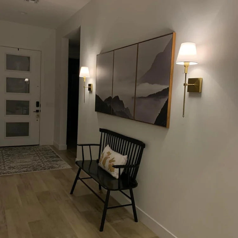 LumiSet – 2 genopladelige trådløse væglamper med fjernbetjening og LED-lys