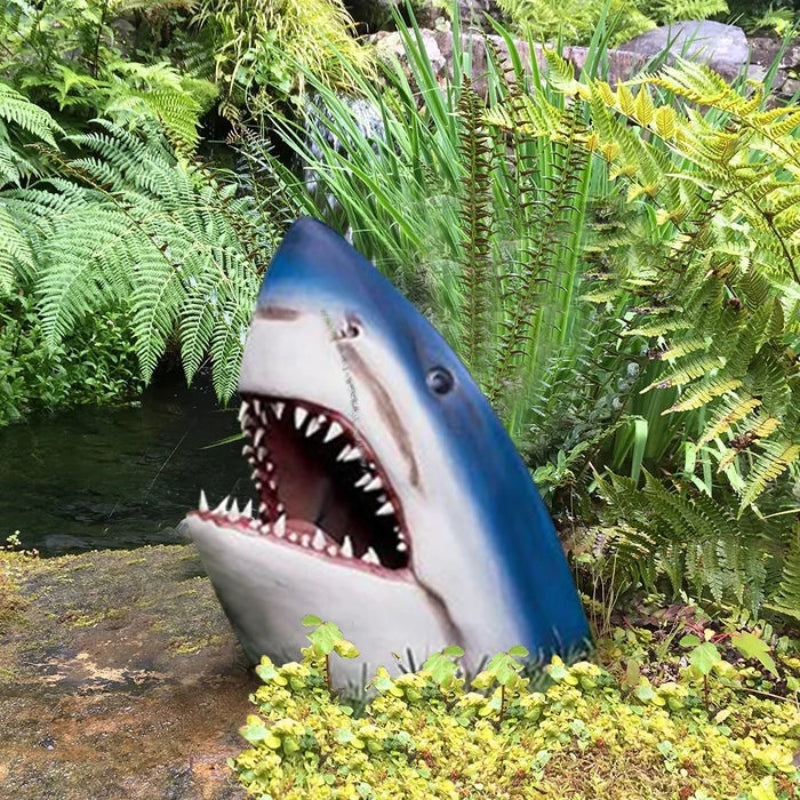 AquaShark – Udendørs dekorativ haveskulptur